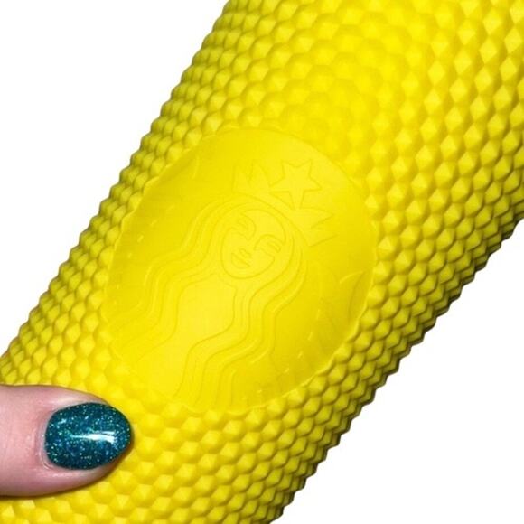 Starbucks Hawaii Collection Exclusive Pineapple Studded Tumbler & Straw 24oz NWT - Picture 2 of 5